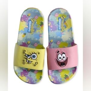 Women's Ground Up Spongebob Slide Sandals Multicolor Size 11